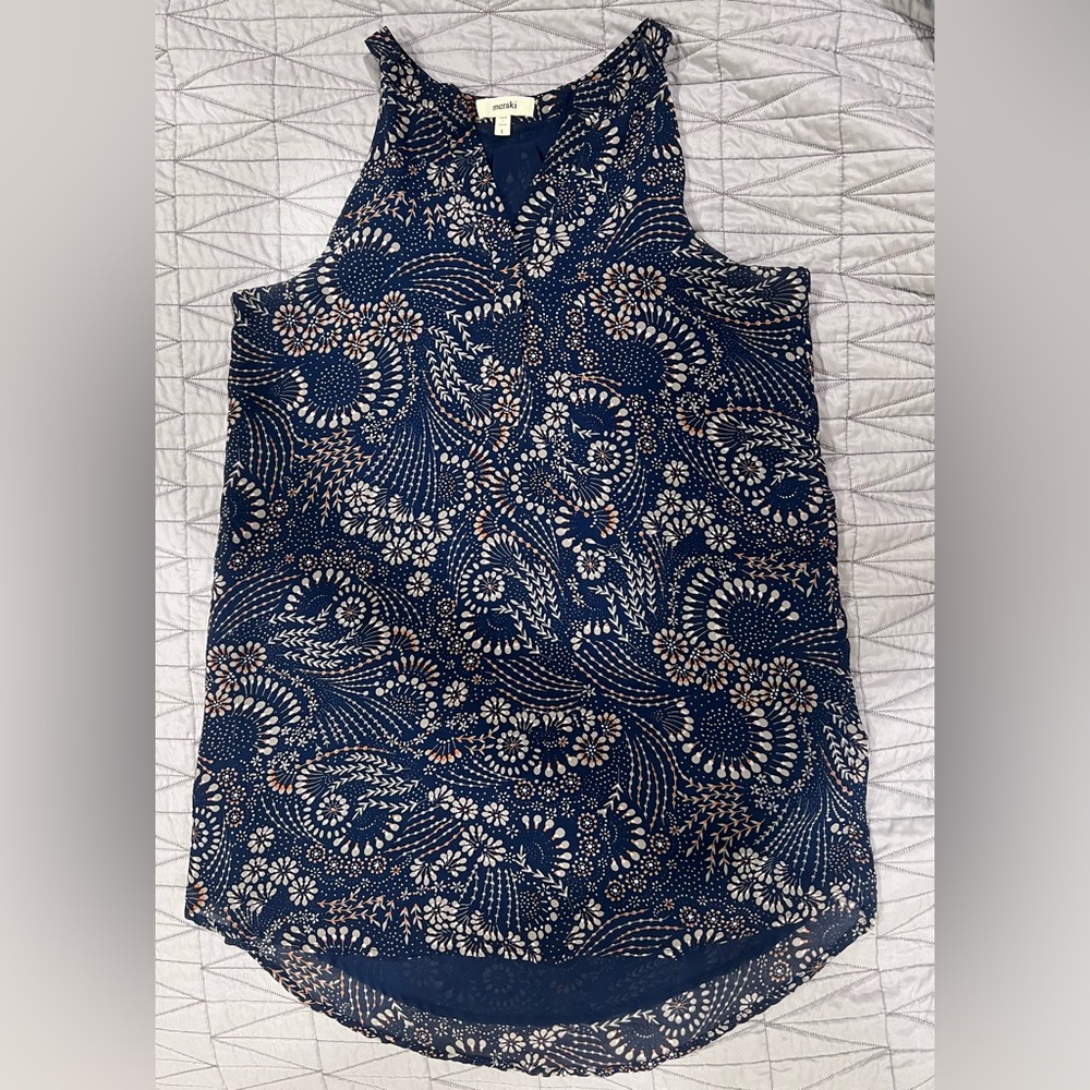 Floral Patterned Sleeveless mini dress